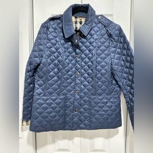 Burberry Quilted Jacket - Navy Blue XXL